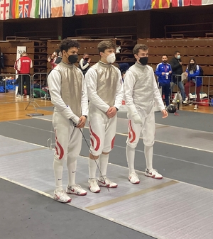 Österreichisches HF-Kad-Team mit Kilian Küttner